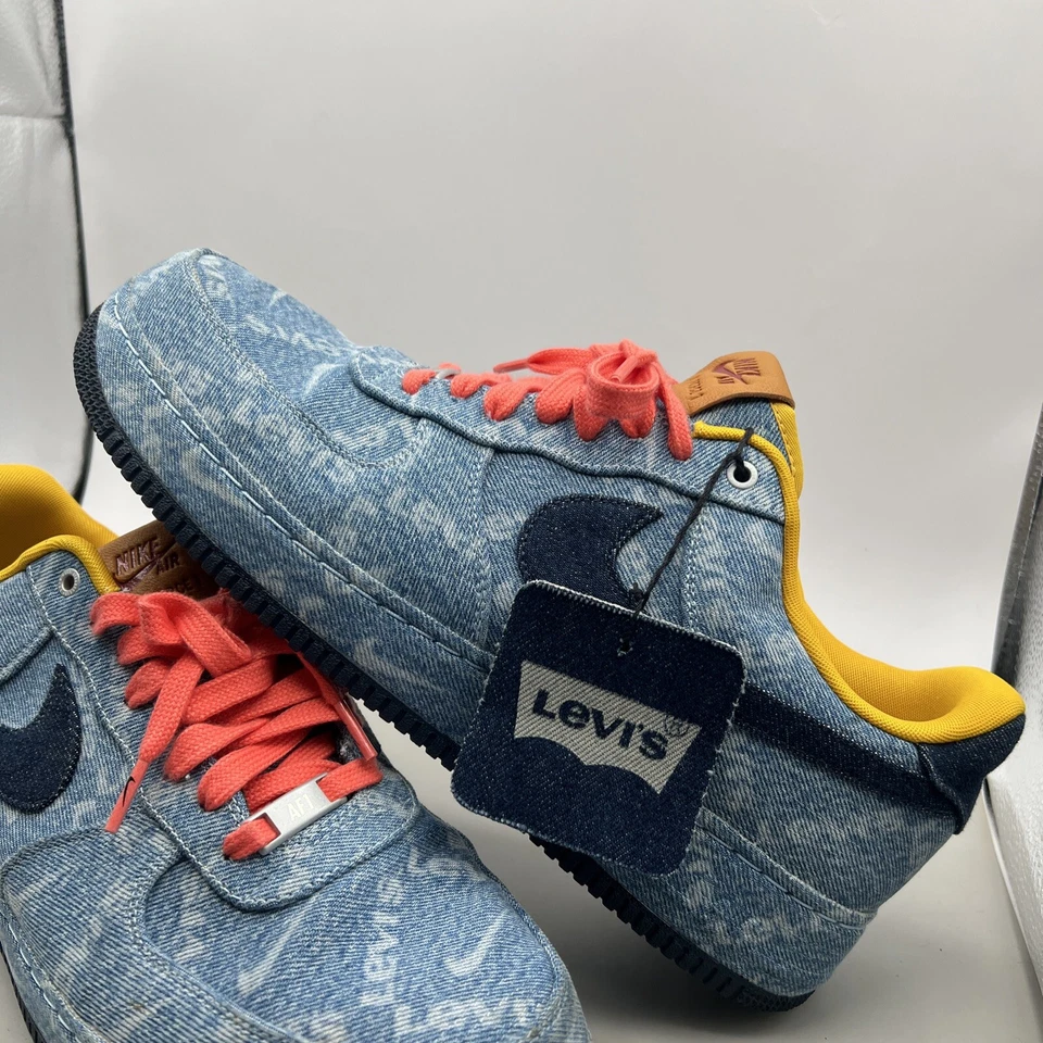 Talla 12.5 Nike Air Force 1 Low x Levi's Exclusive Denim 2019 propiedad de Nick Young Foto 3 de 4