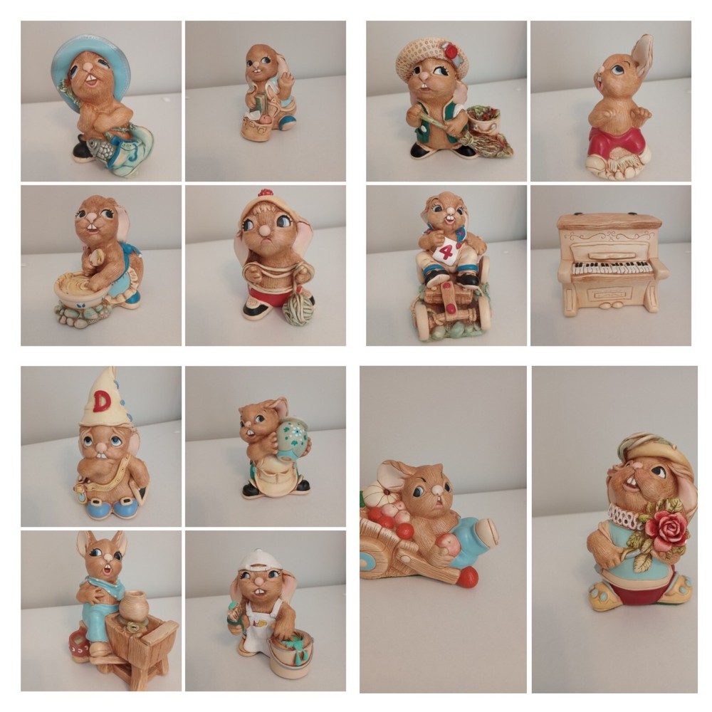 Vintage Pendelfin Hand Painted England Figurines
