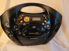 Emerson Vintage 2003 PD5800BK Black Boombox CD Player/Radio W/Cord Tested, Works