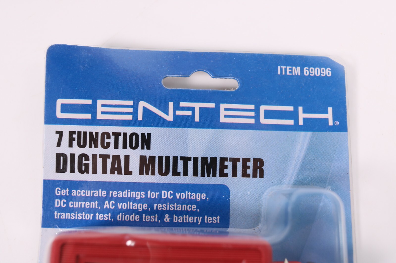 Cen-Tech 7 Function Digital Multimeter Tester AC/DC LCD New Old Stock