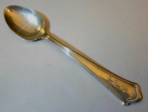 R W & S Wallace Silversmiths Washington Sterling Silver Teaspoon 5 3/4" Vintage