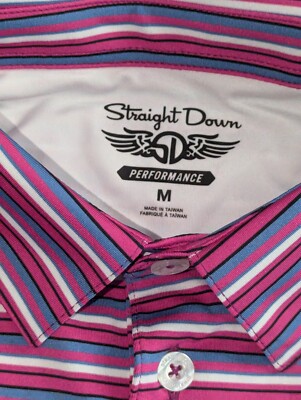 Straight Down Performance Polo Shirt All OverPrint Cocktails AOP 