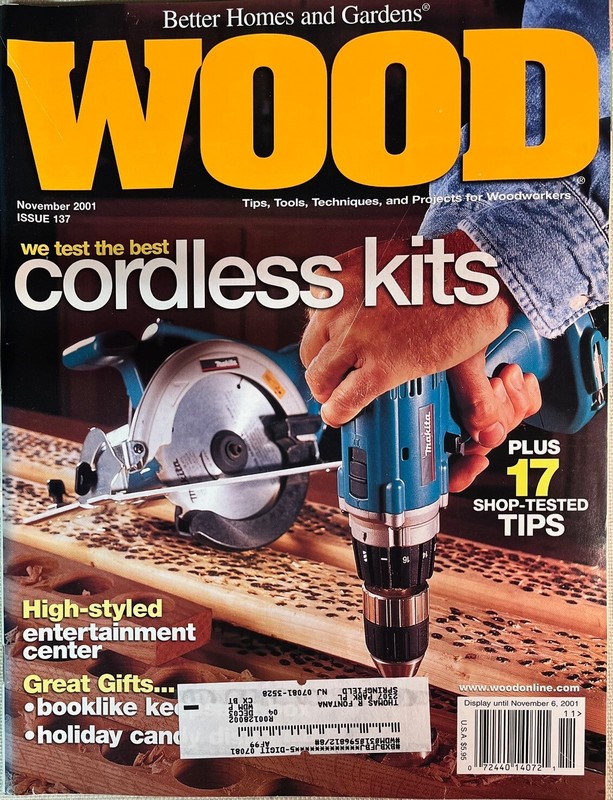 Vintage Wood Magazine :  November 2001  : Issue # 137