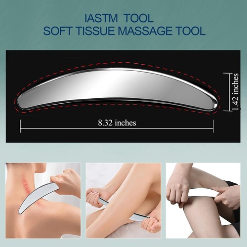 4 in 1 Muscle Scraper Tool Kit,Scraping Massage Tools for Physical Therapy,De... - Picture 3 of 7