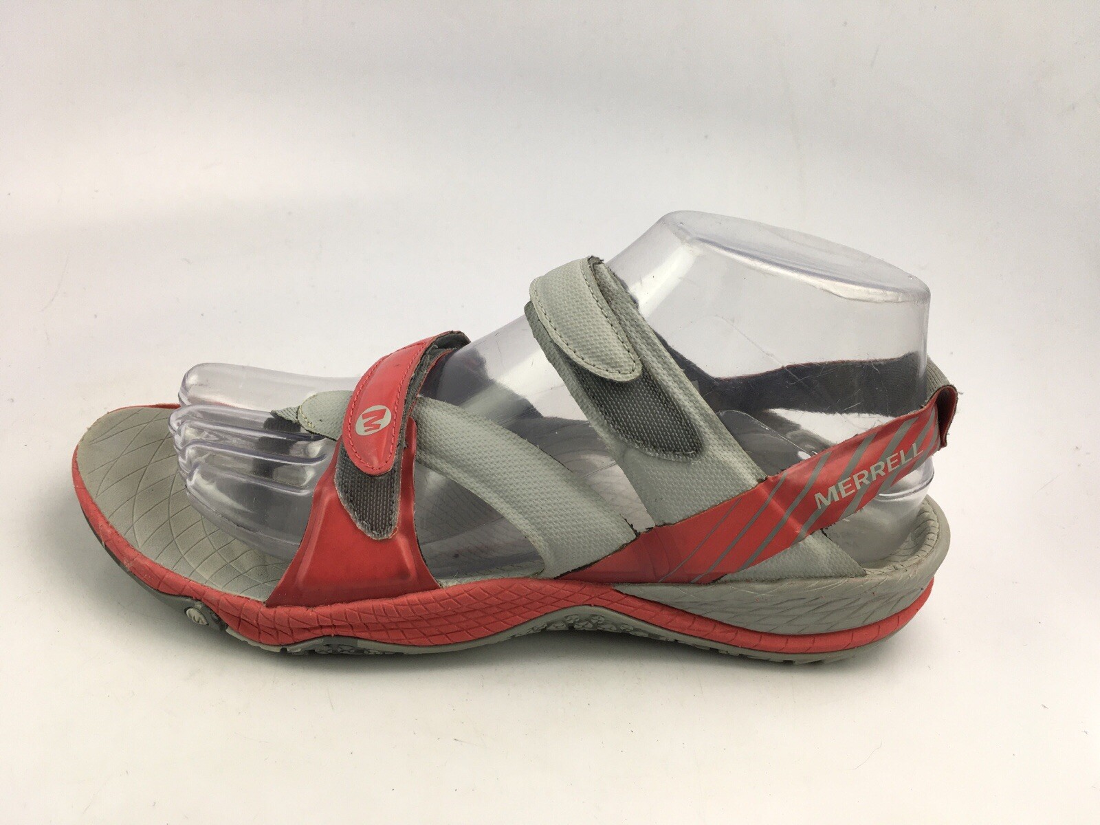 Merrell Light Grey Geranium Sandals Strap Thong Women's Sz 7 US Select Grip