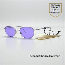Giorgio Armani GA 22 6LB Y2k Vintage Sunglasses-New Solid Purple Custom Lenses