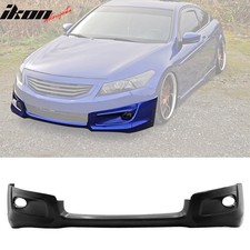 Fits 08-12 Honda Accord Coupe Hfp Style Front Bumper Lip Spoiler Unpainted Pu Fits 08-12 Honda Accord Coupe Hfp Style Front Bumper Lip Spoiler Unpainted Pu