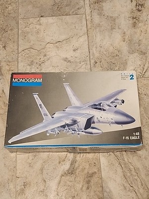 Monogram F-15 Eagle 1:48 Plastic Model Kit 580 New Open Box