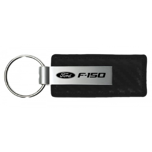 Inc. Officially Licensed Carbon Fiber Leather Keychain for Ford F-150 (Black)