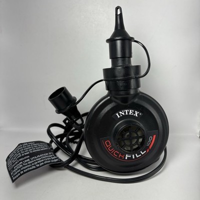 Intex Quick Fill 100 Electric Air Pump 2 Nozzle Adaptors 110-120v