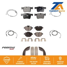 Front Rear Semi-Metallic Brake Pad Wear Sensor Kit (7Pc) For 11 BMW X3 xDrive28i