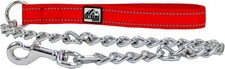 Ancol Extreme Extra Heavy Dog Chain Lead in Red - Heavy Duty Pet Leash - Welded