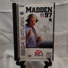 Sega Saturn Madden NFL 97 Manual Included NTSC-U/C EA SPORTS Football KA