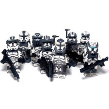 8x Custom Lego Minifigures Star Wars 104th Ba...