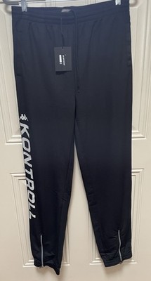 Kappa Kontroll Regular Fit Track Pants Joggers Sz Med. 32  Elastic/Tie Waist NWT