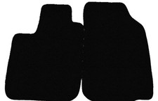 Vorne Autoteppiche für Dacia Logan limousine 2004-2014, Schwarz Velour