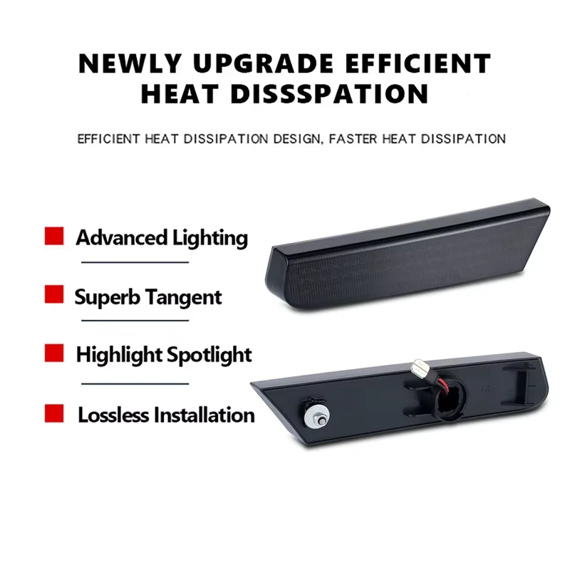 2 Piezas Luces LED Delanteras Parachoques Laterales Para Nissan Xterra 2002-2004 Coche Girar Si Foto 4 de 4