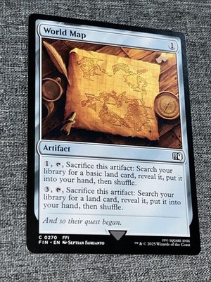 FINAL FANTASY 0270 World Map - Common - Final Fantasy - NM -  EN - Non Foil