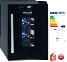 Profi Cook Weinkühlschrank Weintemperierschrank Anti-Vibrationssystem PC-WK 1230