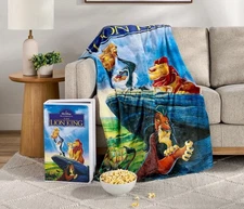 Disney The Lion King Classic VHS Boxed Silk Touch Throw, 50" x 70"