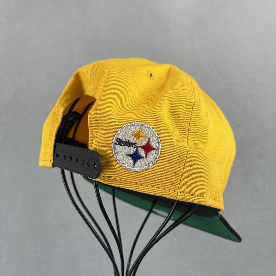 Gorra Pittsburgh Steelers Talla Única Amarilla Snap Back Logo Grande New Era NFL Foto 4 de 4