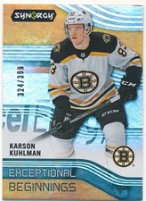 KARSON KUHLMAN 2019-20 UPPER DECK SYNERGY BEGINNINGS ORANGE #EB-19 SP #324/399