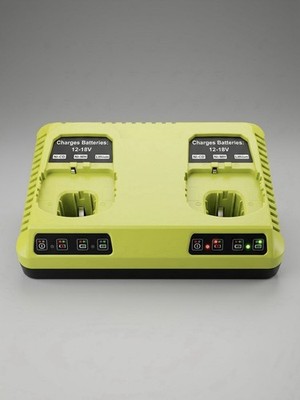 Doppel-Ladegerät für Ryobi ONE+ 12V-18V Akku Li-Ion Ni-MH Ni-CD Schnellladegerät
