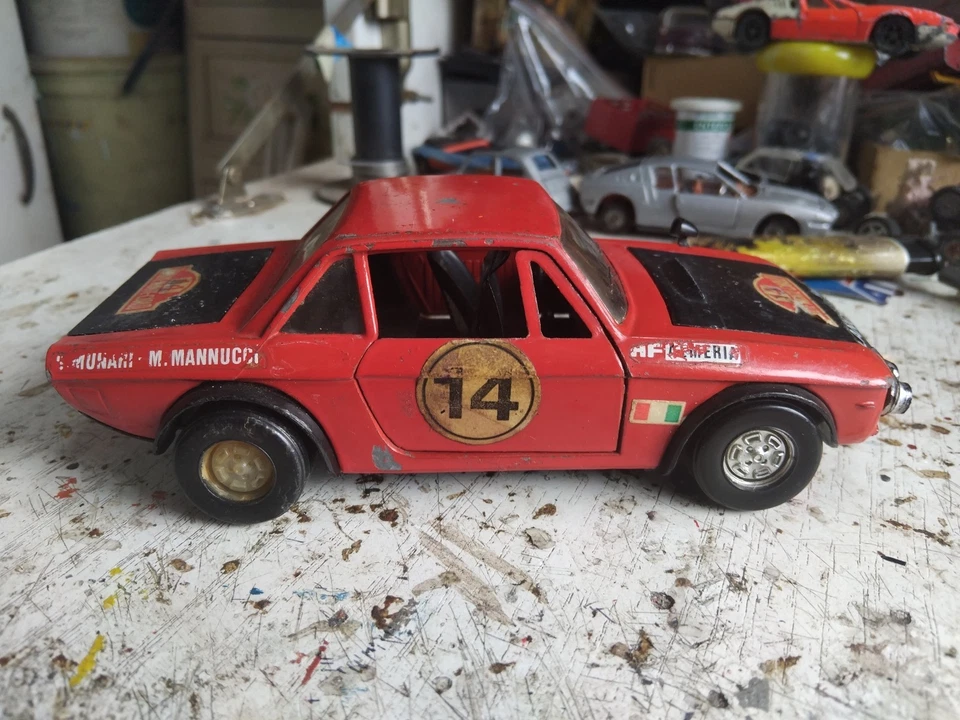 Politoys S8 Lancia Fulvia Coupe 1600 HF Montecarlo 1/25 - Immagine 4 di 4