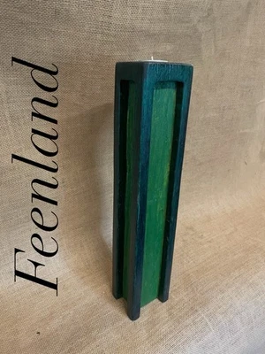 Boho Teelichthalter aus Altholz „Feenland“ - Bild 1 von 4