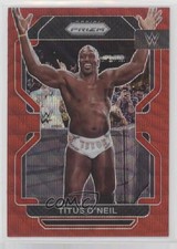 2022 Panini Prizm WWE Ruby Wave Prizm Titus O'Neil #183 0o6v
