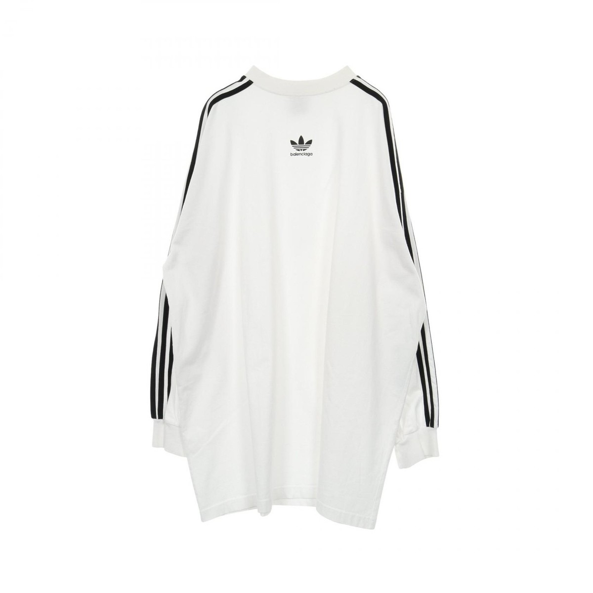 BALENCIAGA × Adidas Long Sleeve T-shirt 728789 TNVA6 cotton White