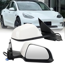 Right Passenger Side Mirror Compatible with Tesla Model 3 2017-2023 Replacement
