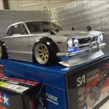 Tamiya 1/10 Nissan Skyline 2000GT-R Hakosuka TT02 Chassis RC Car Full Set
