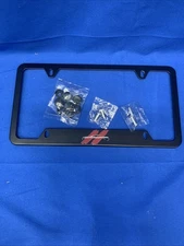 🔥1x Black License Plate Frame Tag Cover for Dodge Challenger  W/ Hardware