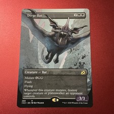 Magic the Gathering MTG Dirge Bat (289) Ikoria Lair of Behemoths NM