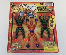 Ja Ru Ninja Force Wall Climbing Tumblers Pack of 3 New