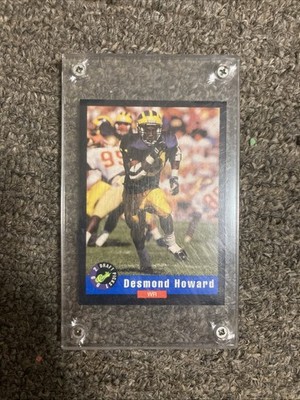 1992 Classic Draft Picks Desmond Howard #1 (RC) In Protective Case