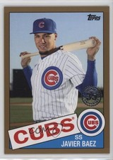 2020 Topps Update 1985 Topps Baseball Gold 34/50 Javier Baez #85TB-13 13iq