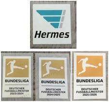 2023/24& 2024/25&2025/26Bundesliga Deutscher Meister+ Hermes Patch Badge Flicken