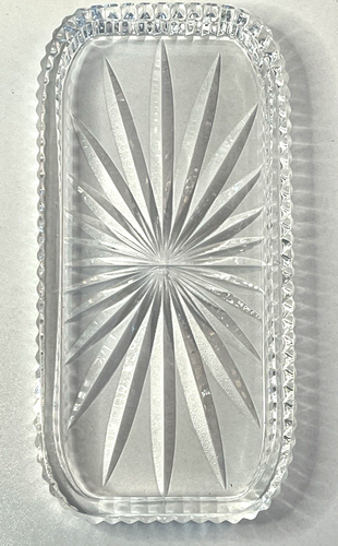 Vintage Waterford Crystal Butter Dish Quarter 1/4 Pound Stick Covered Lidded HTF - Picture 6 of 12