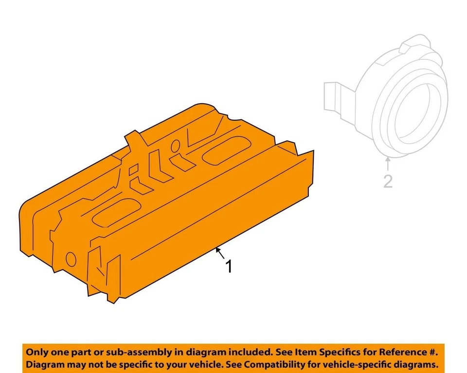 Unidad de control de alarma antirrobo Subaru Legacy Outback 2006-2007 88281AG29A OEM Foto 3 de 4