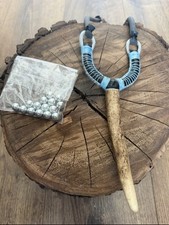 Handmade Gypsy Catapults with Tube Bands And Deer Antler Handle