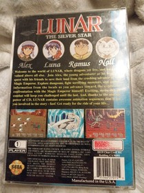 Lunar: The Silver Star (Sega CD) pre-owned USED (disc, case, manual) *untested*