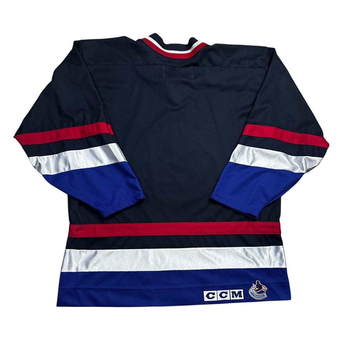 Vintage Vancouver Canucks CCM Hockey NHL Jersey Adult Size Large 