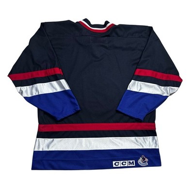 Vintage Vancouver Canucks CCM Hockey NHL Jersey Adult Size Large