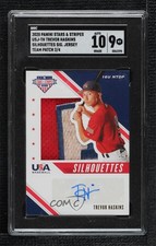2020 USA Baseball Stars & Stripes Team 2/4 Trevor Haskins SGC 9 Patch Auto pw2