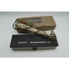 Sony Dynamic Microphone F-96 Handheld Wired Mic w/ Box