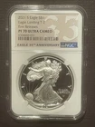 2021-S $1 SILVER AMERICAN EAGLE LANDING T-2 NGC PF70 FIRST RELEASES : 09087