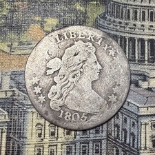 1805 Draped Bust Dime 