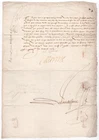 Medici, Catherine de (1519-1589) - Letter signed